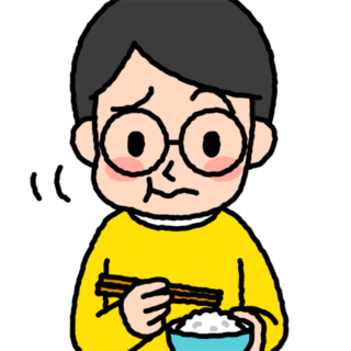 親のキモチ・子のキモチ：そんなに噛めないよ！
